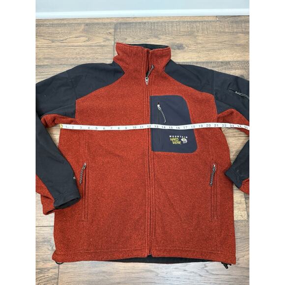 Mountain Hardware Jacket Mens L Schoeller Nano Sphere Red Soft Shell Fleece - Picture 5 of 8